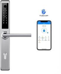  Okos kilincs TTLock HR1 ezüst Kilincs-tengely távolság: 72 mm