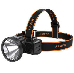 SUPERFIRE Lanternă frontală Superfire HL51 - 160 lm, micro-USB, 4 moduri, 300 m