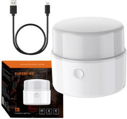 SUPERFIRE Lampă de camping Superfire T20, 180 lm, USB