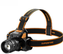 SUPERFIRE Lanternă frontală Superfire HL58 - 350 lm, USB, 3 moduri, 200 m