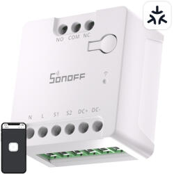 SONOFF MINI-D comutator inteligent WiFi Matter (AC/DC 12-48V, contact uscat)