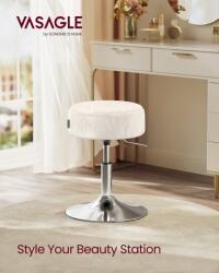 Vasagle Scaun de bar Vasagle Alb 38x38x56 cm (LJB120W01)