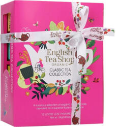 English Tea Shop Fekete tea 12x2 g English Tea Shop 12, filteres, bio Classic selyempiramis (T16011321) - nyomtass-olcson