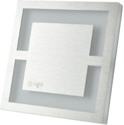 Eko-Light modern lépcsővilágítás quadro fehér ezüst ekoeks0414 (EKS0414)