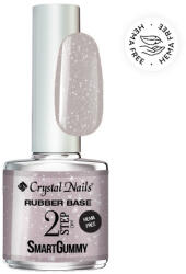 Crystal Nails - 2S - SMARTGUMMY RUBBER BASE GEL - NR52 - SILVER CLOUD - 8ML