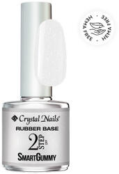 Crystal Nails - 2S - SMARTGUMMY HEMA FREE RUBBER BASE GEL - NR48 - SHIMMER WHITE - 8ML