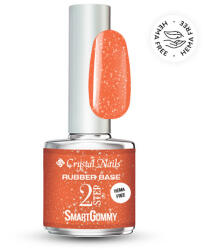 Crystal Nails - 2S - SMARTGUMMY HEMA FREE RUBBER BASE GEL - NR18 - SUNSHINE TANGELO - 8ML