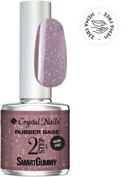 Crystal Nails - 2S - SMARTGUMMY RUBBER BASE GEL - NR07 - SHIMMER MAUVE - 8ML