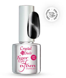 Crystal Nails - TIGER EYE INFINITY - HEMA FREE - CRYSTALAC - 9 - SILVER - 4ML