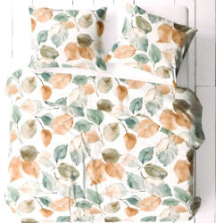  3 részes ágyneműhuzat extra hosszú 140x220 cm őszi levél mintás