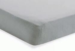  Gumis lepedő pamutvászon alapanyagból 160x200 cm - közép szürke