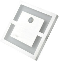 Eko-Light modern lépcsővilágítás quadro fehér ezüst ekoeks1497 (EKS1497)