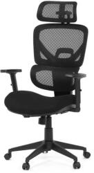  Ergonomikus Irodai Szék, Fekete Szövet, Szinkron Mechanikával, KA-Q8203 BK
