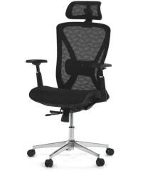  Ergonomikus Irodai Szék, Fekete Hálós, Szinkron Mechanikával, KA-S258-BK