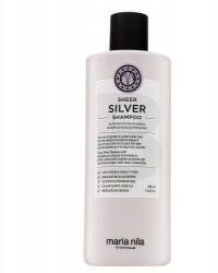 Maria Nila Sheer Silver Shampoo erősítő sampon platinaszőke és ősz hajra (7391681036406)