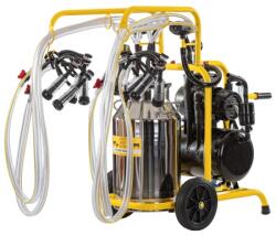 AgroElectro Aparat de muls capre, 4 posturi, 1 bidon inox de 40 litri