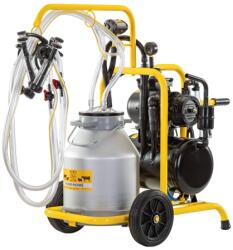 AgroElectro Aparat de muls capre, 2 posturi, 1 bidon aluminiu de 30 litri