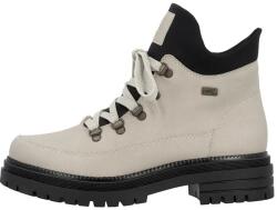 RIEKER Ghete dama, bej, casual, piele ecologica, impermeabile, imblanite, cu toc, Rieker Y3158-60-Bej (Marime: 36) (Y3158-60-Bej-36)