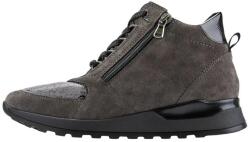 Waldlaufer Ghete dama, gri, casual, piele naturala, cu talpa joasa, Waldlaufer 364H80-300-497-Hiroko-Gri (Marime: 37, 5) (364H80-300-497-Hiroko-Gri-37,5)