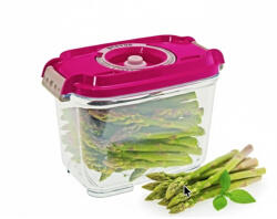 Status Vákuumtároló doboz, hasáb (Magenta, 0, 8 L)