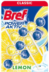 Bref WC illatosító golyós 3 x 50 g Power Aktiv Bref Lemon