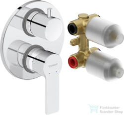 Duravit D-CODE falsík alatti kád/zuhany csaptelep alaptesttel, króm DC5210008010 (DC5210008010)
