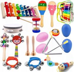 Preston Fából Készült Hangszerek Gyerekeknek Cimbalom táska Nagy Hangszer Szett (5904139212431)