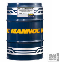 MANNOL 4112 AF12+ Antifreeze (piros) fagyálló koncentrátum (-75°C) 60L