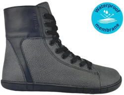 Antal Lanapura Black Fedett Bőr Bélelt Bakancs