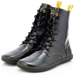 Shapen Maverick Black Yellow Leather Bakancs