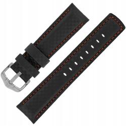 Hirsch Óraszíj Hirsch 02592052-2-24 fekete 24mm (02592052-2-24)