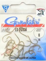 Gamakatsu Akasztó LS2010B Nr. 6 Light Brown Hook Feeder Made In Japan 25db (146553-600)