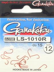 Gamakatsu Akasztó LS-1010R Nr. 12 Red Pole & Match Made In Japan Hook 15 db (147981)