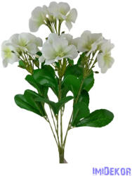  Nebáncsvirág 21v csokor 44cm - Fehér