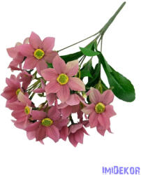  Nebáncsvirág 18v csokor 34cm - Világos Mályva