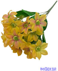  Nebáncsvirág 18v csokor 34cm - Sárga