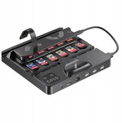 Unitek töltőállomás Switch Gaming Dock 4K Hdmi Usb-c kártyaolvasó (G1005ABK01)
