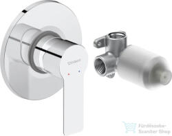 Duravit D-CODE falsík alatti kád/zuhany csaptelep alaptesttel, króm DC4210007010 (DC4210007010)