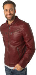 Mauritius Geaca de Piele Barbati Mauritius Rosu Inchis MMMorkin - readytowear - 889,00 RON