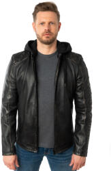 Mauritius Geaca de Piele Barbati Mauritius Negru Antic MMHayato - readytowear - 989,00 RON