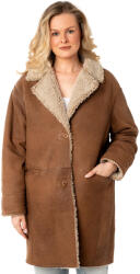 Mauritius Geaca Lunga de Iarna din Piele Dama Mauritius Camel MWXofia - readytowear - 1 199,00 RON