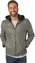 Mauritius Geaca de Piele Barbati Mauritius Gri Deschis MMKarlos - readytowear - 899,00 RON