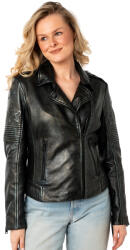 Mauritius Geaca de Piele Dama Mauritius Negru/Argintiu MWWona - readytowear - 899,00 RON
