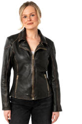 Mauritius Geaca de Piele Dama Mauritius Negru/Bej MWPeetho - readytowear - 889,00 RON