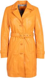 Mauritius Geaca Lunga de Piele Dama Mauritius Portocalie MWLeonne - readytowear - 1 199,00 RON