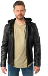 Mauritius Geaca de Piele Barbati Mauritius Negru Antic MMHayato 2 - readytowear - 989,00 RON