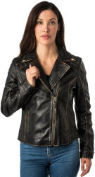Mauritius Geaca de Piele Dama Mauritius Negru Vintage MWTaisha - readytowear - 889,00 RON