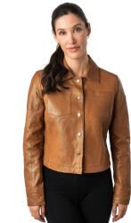 Mauritius Geaca Scurta de Piele Dama Mauritius Camel MWLefei