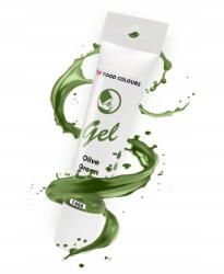 Food Colours Olive Green Olíva Gél Festék 30g Food Colours (T-058)