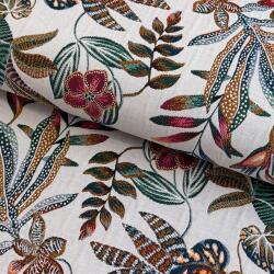  Dekorációs anyag jacquard Neroli allover blanc